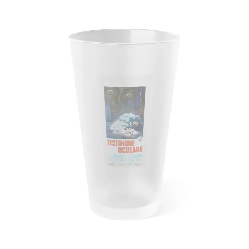 GIRL ON THE RUN 1953 Movie Poster - Frosted Pint Glass 16oz Default Title - Go Mug Yourself