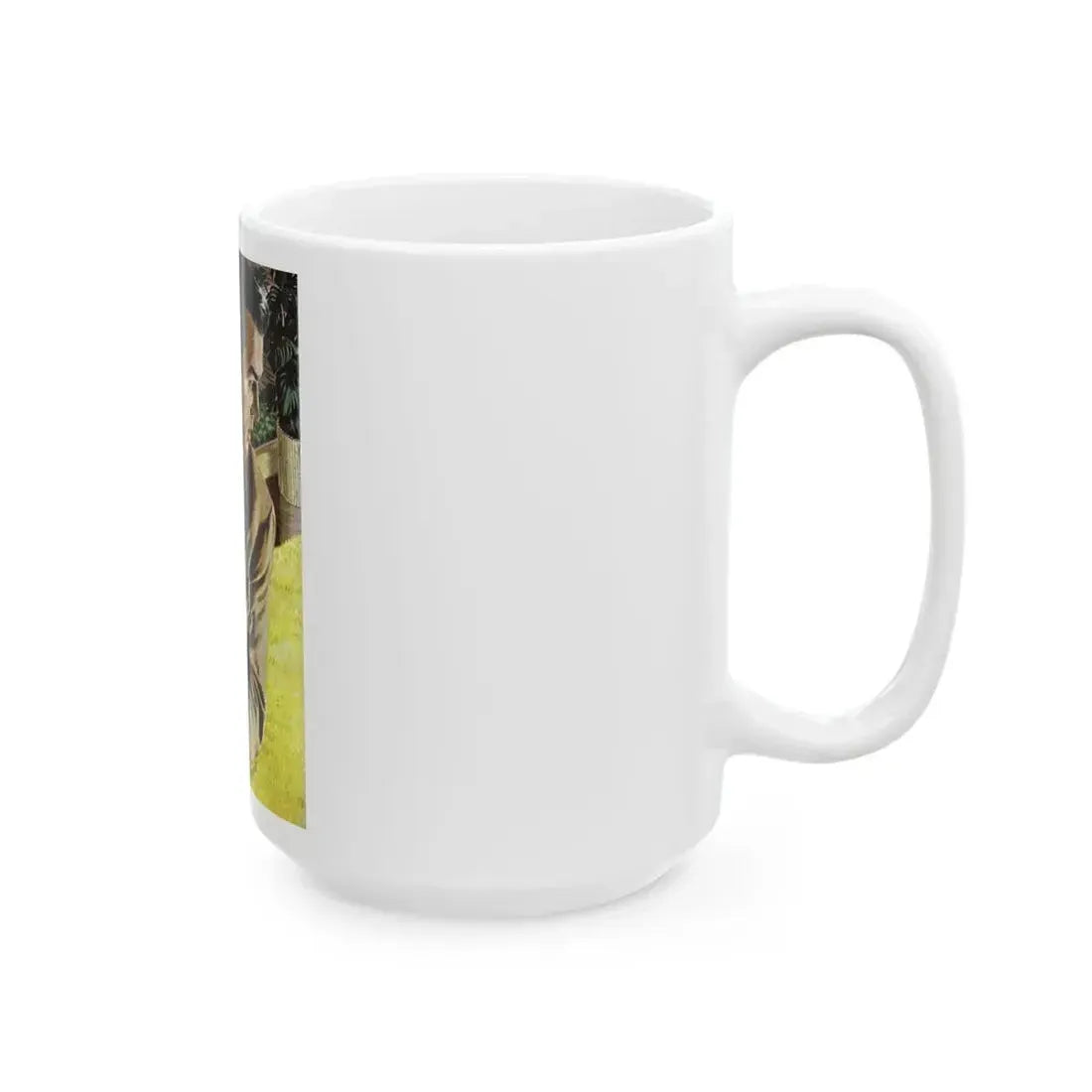 Girl On the Spot (Pt. 1), Redbook, March 1950 - White Coffee Mug - Go Mug Yourself
