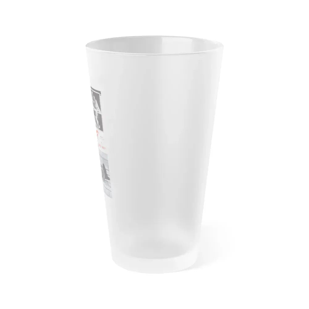 GIRL PUSHER 1968 Movie Poster - Frosted Pint Glass 16oz - Go Mug Yourself
