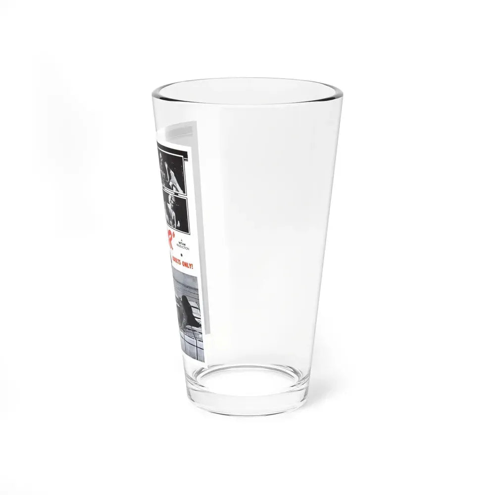 GIRL PUSHER 1968 Movie Poster - Pint Glass 16oz - Go Mug Yourself