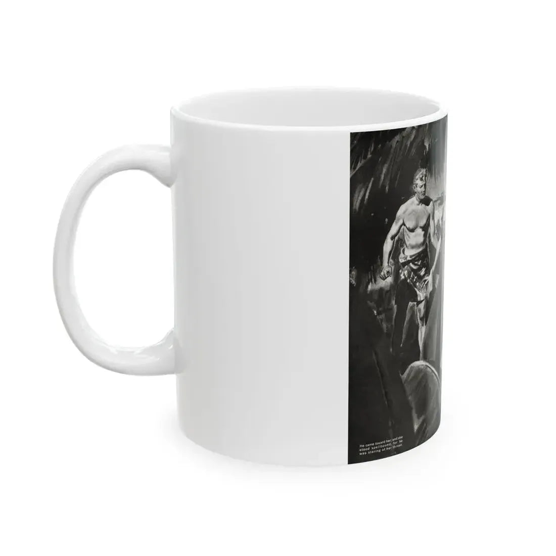 Girl Sticks Out Neck, Liberty magazine, March 1, 1941 - White Coffee Mug - Go Mug Yourself