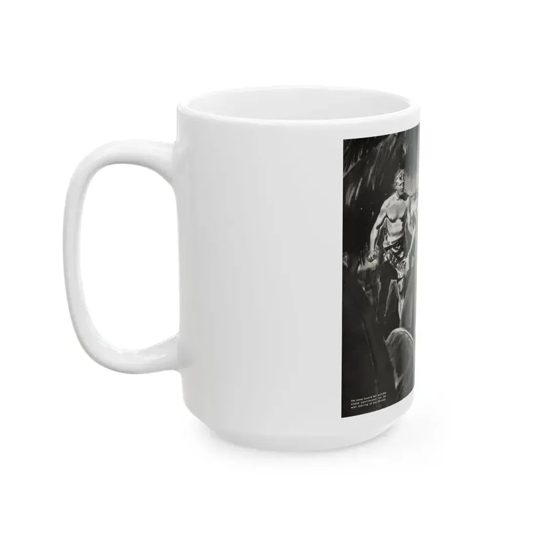 Girl Sticks Out Neck, Liberty magazine, March 1, 1941 - White Coffee Mug - Go Mug Yourself