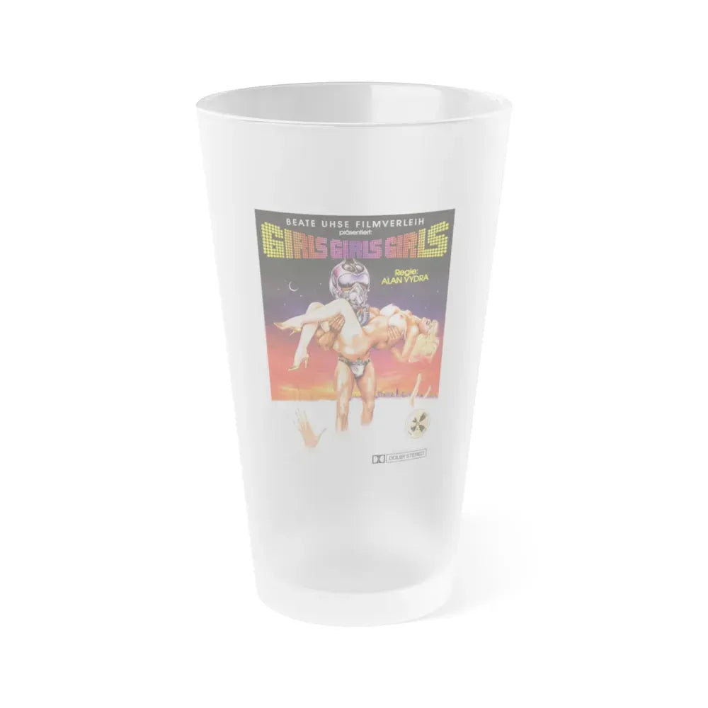 GIRLS, GIRLS, GIRLS 1962 Movie Poster - Frosted Pint Glass 16oz Default Title - Go Mug Yourself
