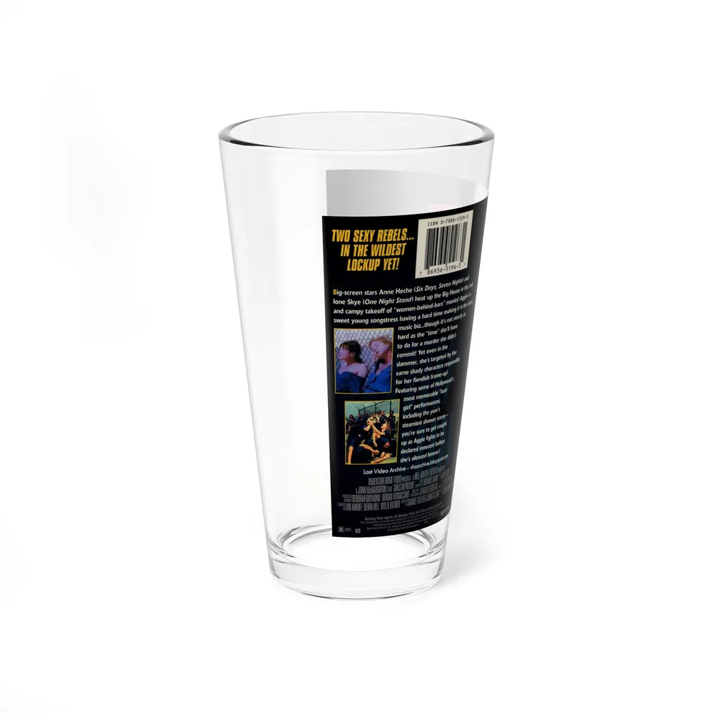 GIRLS IN PRISON (VHS COVER) Pint Glass 16oz - Go Mug Yourself