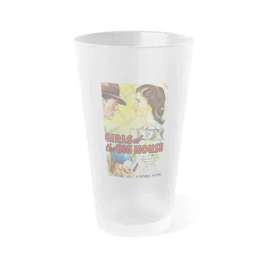 GIRLS OF THE BIG HOUSE 1945 Movie Poster - Frosted Pint Glass 16oz Default Title - Go Mug Yourself