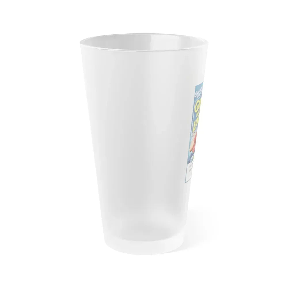 GIRLS ON THE LOOSE 1958 Movie Poster - Frosted Pint Glass 16oz - Go Mug Yourself