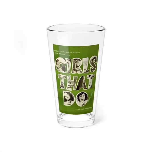 GIRLS THAT DO 1969 Movie Poster - Pint Glass 16oz 16oz - Go Mug Yourself