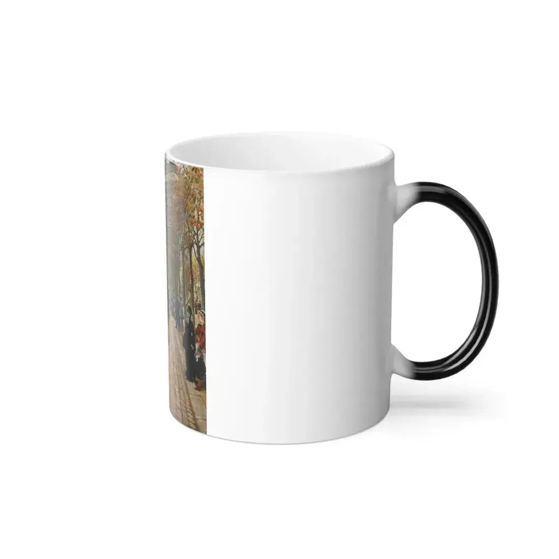 Giuseppe De Nittis (1846-1884) L'Arc de Triomphe, Paris - Oil on Canvas 1875 - Color Changing Mug 11oz - Go Mug Yourself