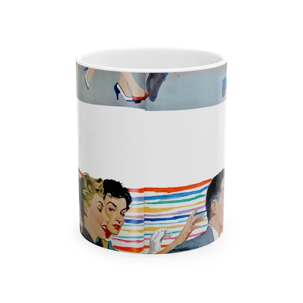 Give Me Just One Kiss by Virginia Lee, McCall's, 1953 - White Coffee Mug 11oz - Go Mug Yourself