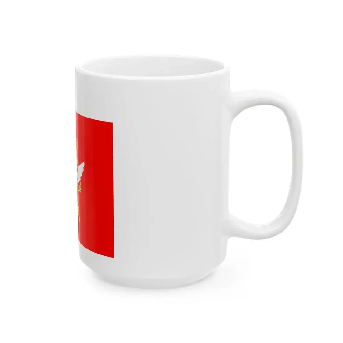 Glavna ratna zastava alaj barjak knjaza Nikole I (Montenegro) White Coffee Mug - Go Mug Yourself