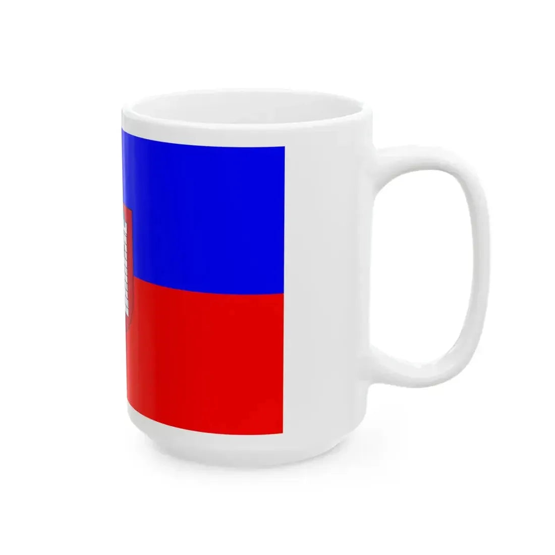 Gliwice flaga (Poland) White Coffee Mug - Go Mug Yourself
