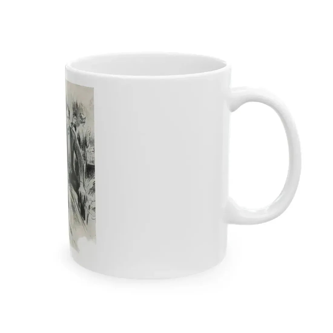 Go East, Young man (2), Nashs Pall Mall magazine, July 1931 - White Coffee Mug - Go Mug Yourself