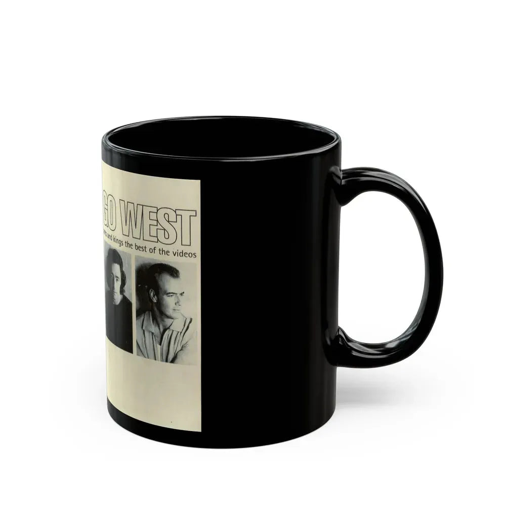 GO WEST ACES AND KINGS THE BEST OF THE VIDEOS (VHS COVER) - Black Coffee Mug - Go Mug Yourself