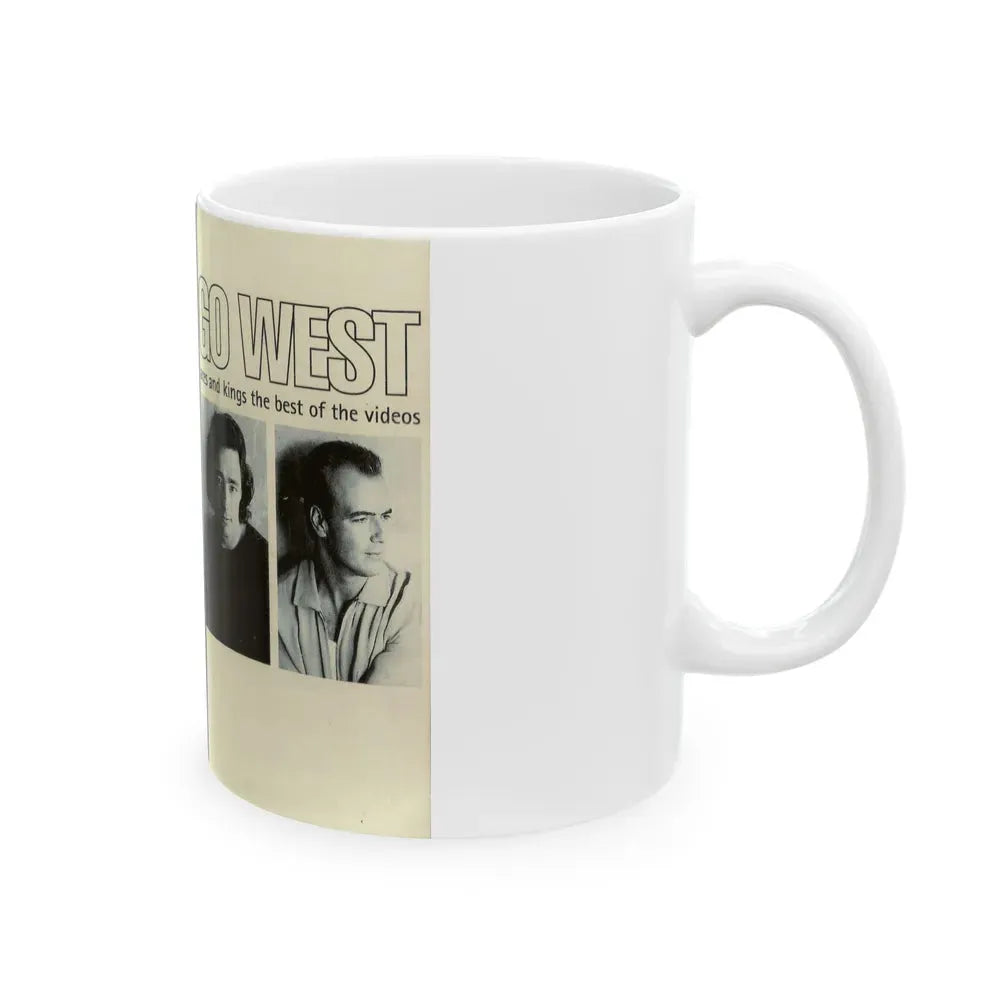 GO WEST ACES AND KINGS THE BEST OF THE VIDEOS (VHS COVER) - White Coffee Mug - Go Mug Yourself