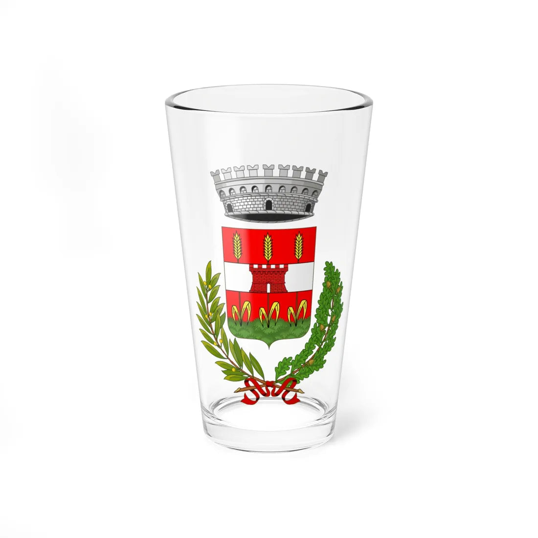 Godrano-Stemma (Italy) (Coat of Arms) Pint Glass 16oz 16oz - Go Mug Yourself