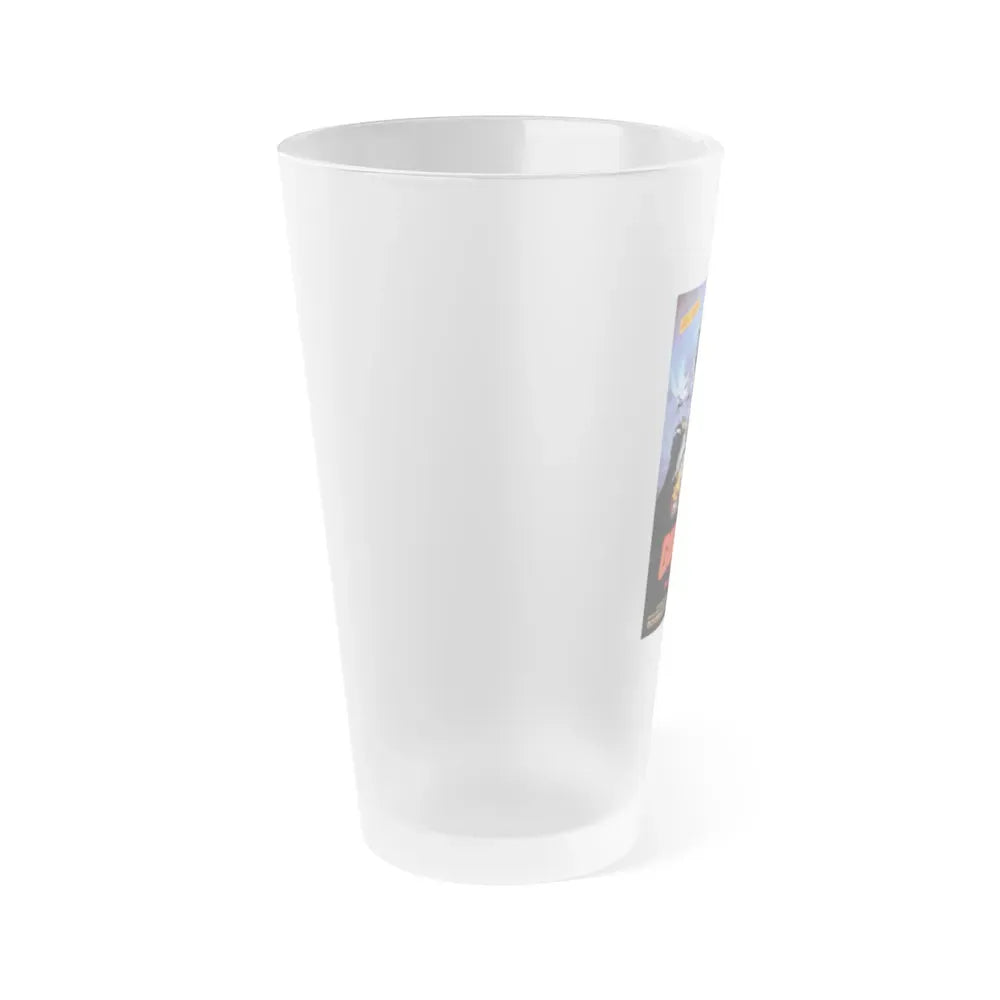 GODZILLA 1985 Movie Poster - Frosted Pint Glass 16oz - Go Mug Yourself
