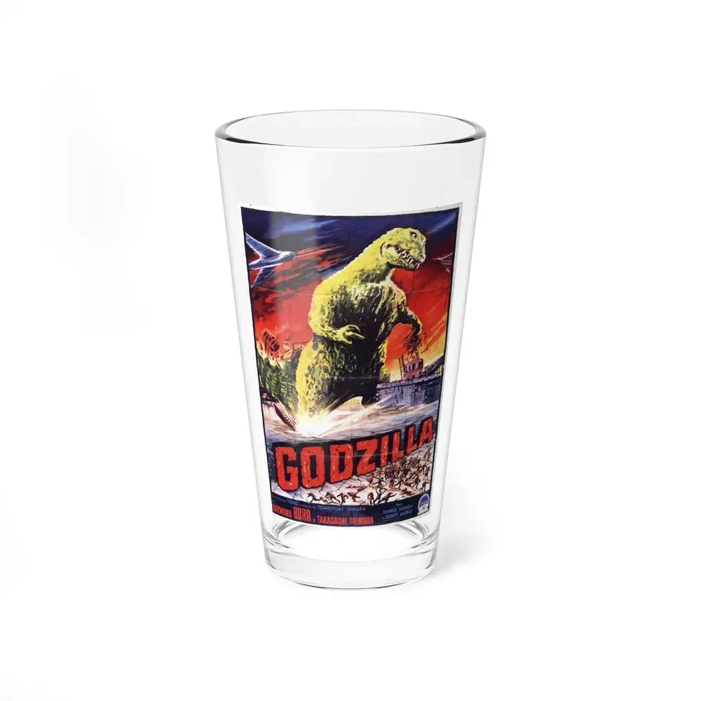 GODZILLA (2) 1954 Movie Poster - Pint Glass 16oz 16oz - Go Mug Yourself