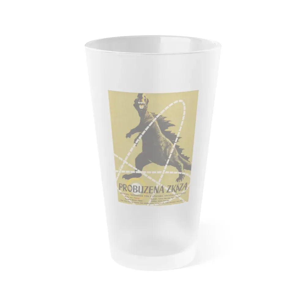 GODZILLA (CHECH) 1954 Movie Poster - Frosted Pint Glass 16oz Default Title - Go Mug Yourself