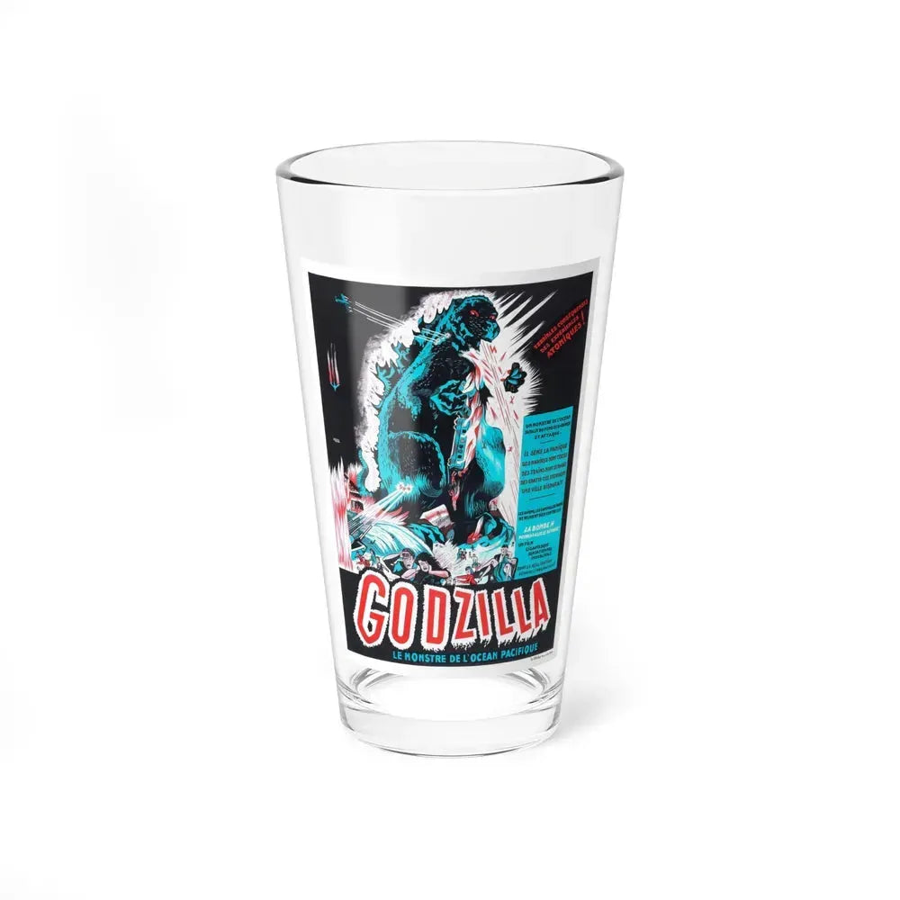 GODZILLA (FRENCH) 1954 Movie Poster - Pint Glass 16oz 16oz - Go Mug Yourself
