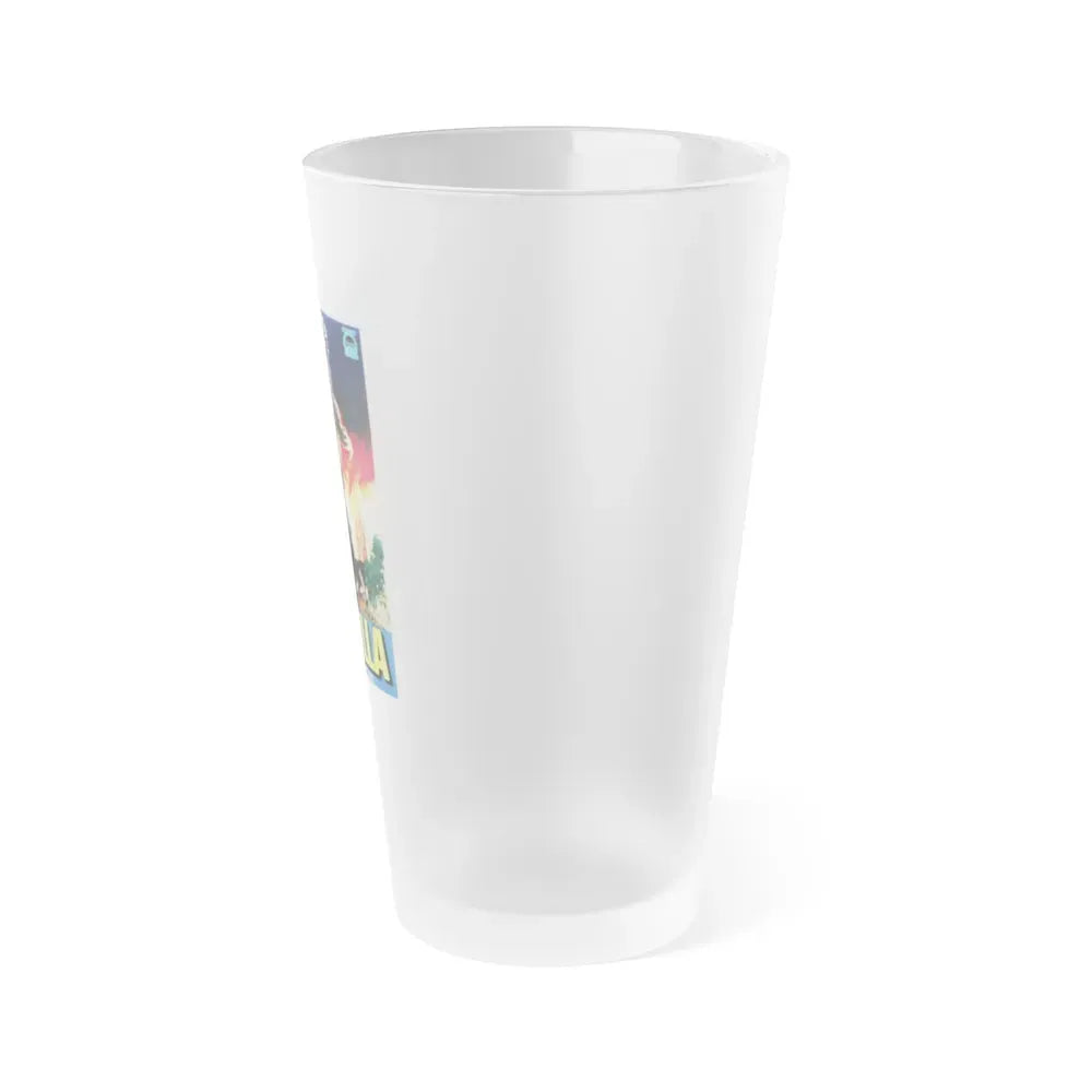 GODZILLA (ITALIAN) 1954 Movie Poster - Frosted Pint Glass 16oz - Go Mug Yourself