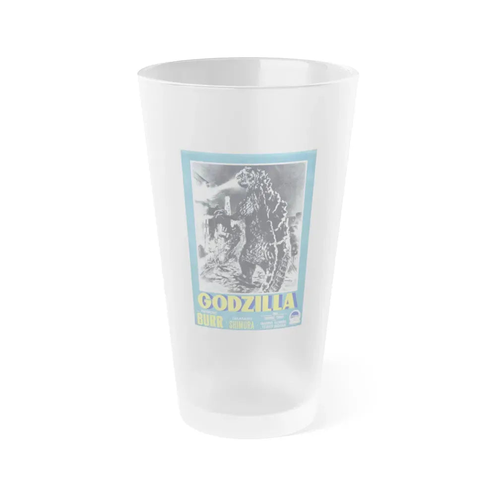 GODZILLA (ITALIAN) 2 1954 Movie Poster - Frosted Pint Glass 16oz Default Title - Go Mug Yourself