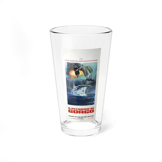 GODZILLA'S REVENGE (ITALIAN) 1969 Movie Poster - Pint Glass 16oz 16oz - Go Mug Yourself