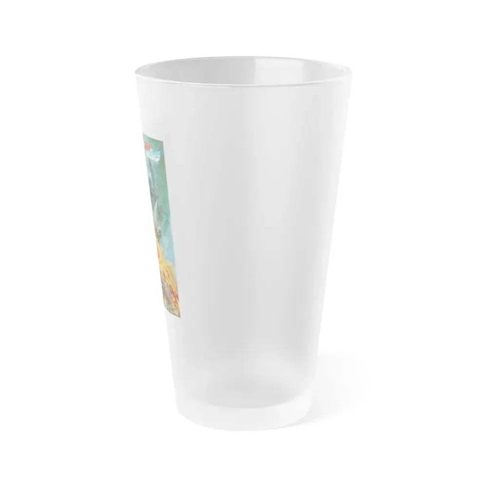 GODZILLA VS MECHAGODZILLA 1993 Movie Poster - Frosted Pint Glass 16oz - Go Mug Yourself