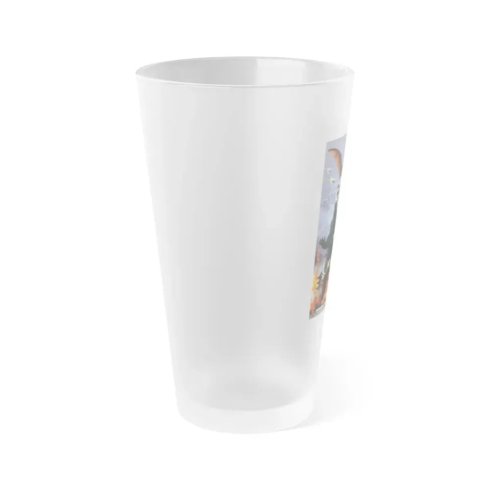 GODZILLA VS MECHAGODZILLA (2) 1993 Movie Poster - Frosted Pint Glass 16oz - Go Mug Yourself