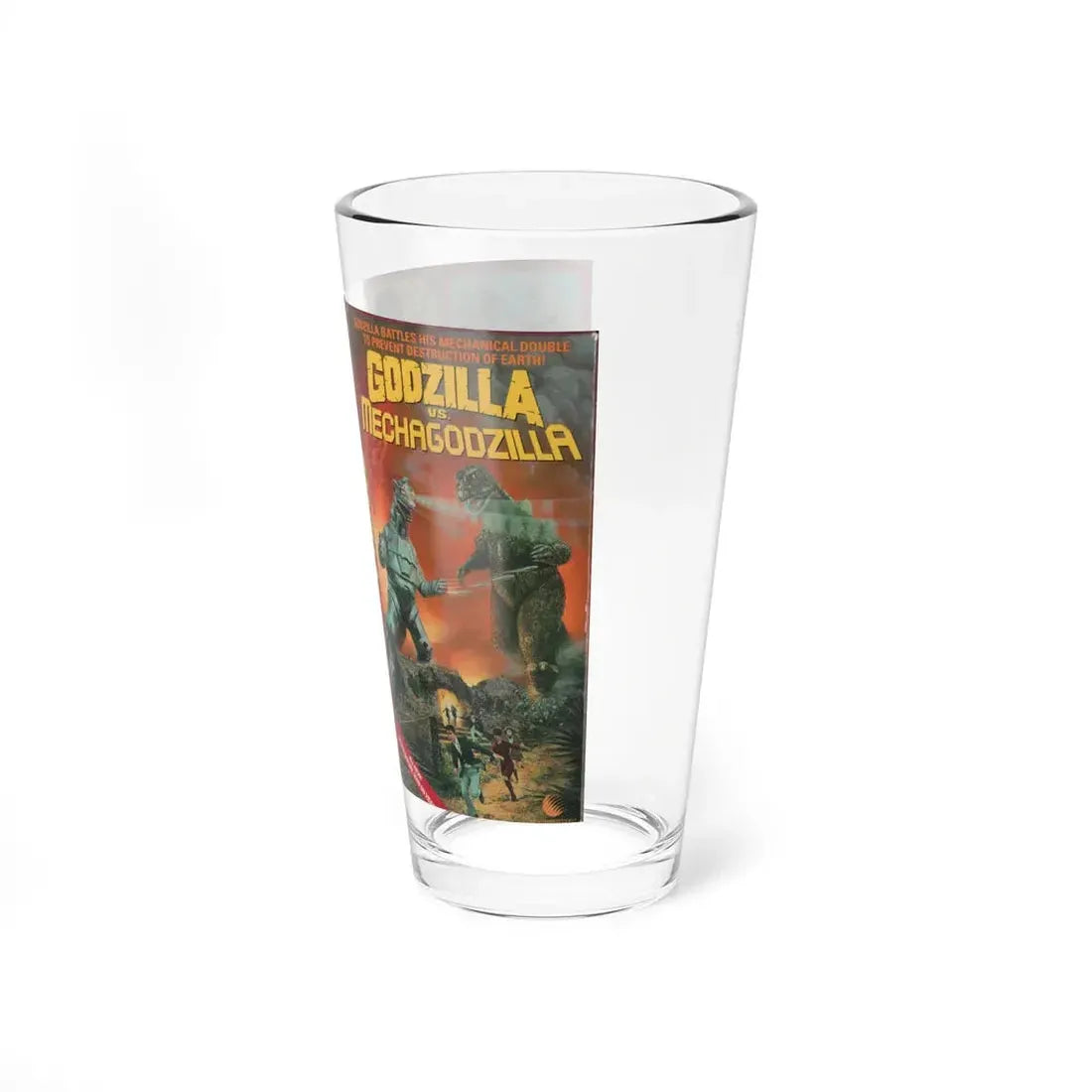 GODZILLA VS MECHAGODZILLA (VHS COVER) Pint Glass 16oz - Go Mug Yourself