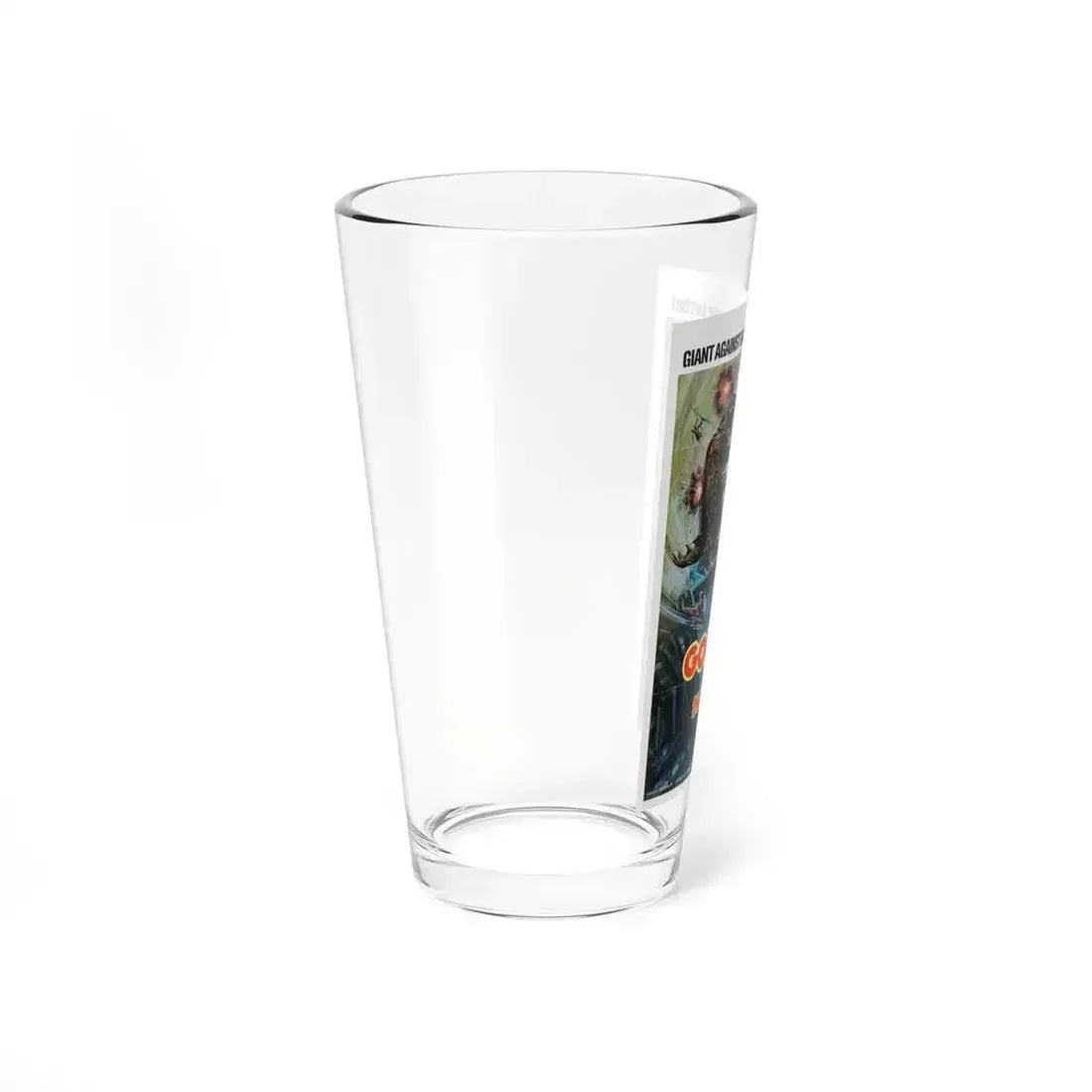 GODZILLA VS MEGALON 1973 Movie Poster - Pint Glass 16oz - Go Mug Yourself