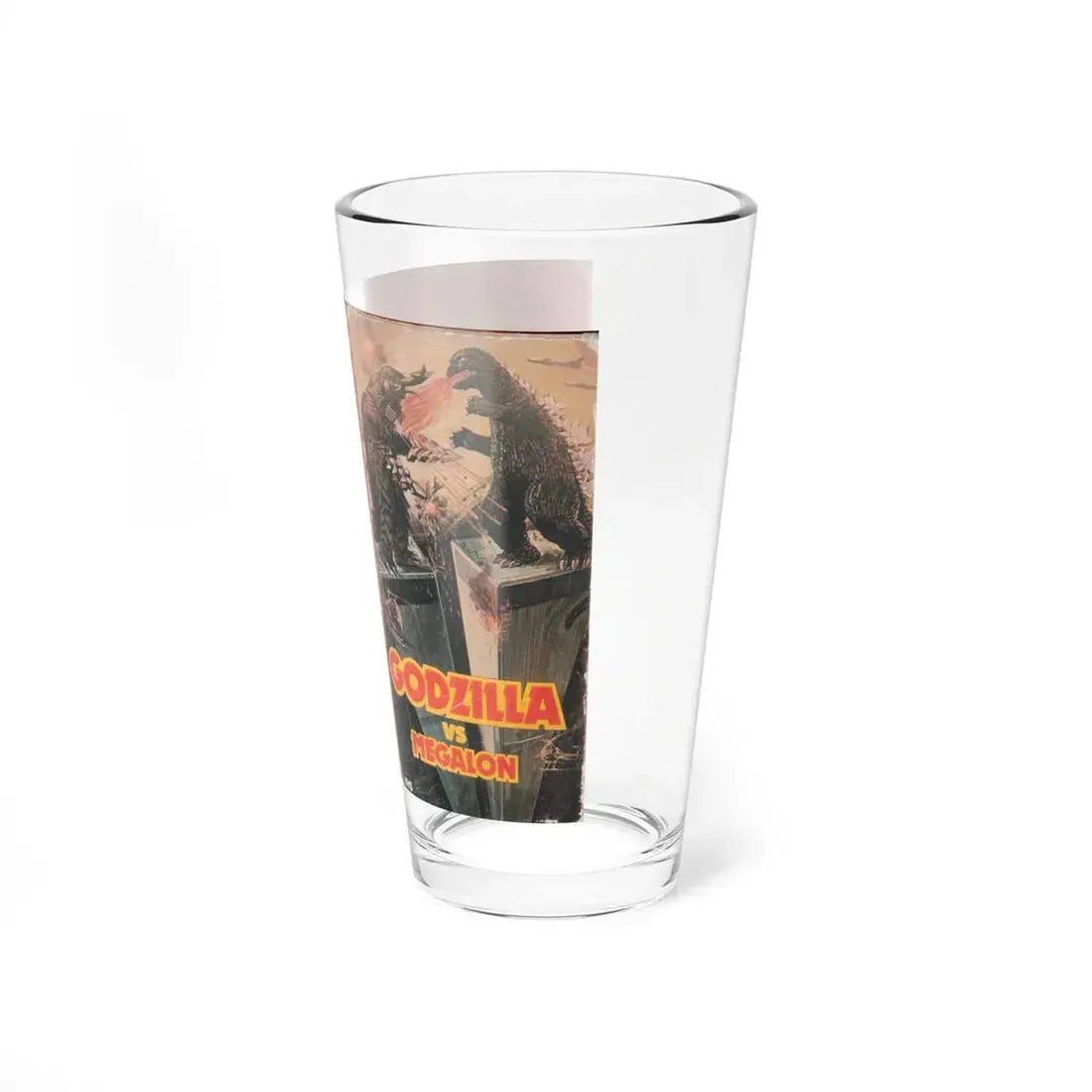 GODZILLA VS MEGALON (VHS COVER) Pint Glass 16oz - Go Mug Yourself