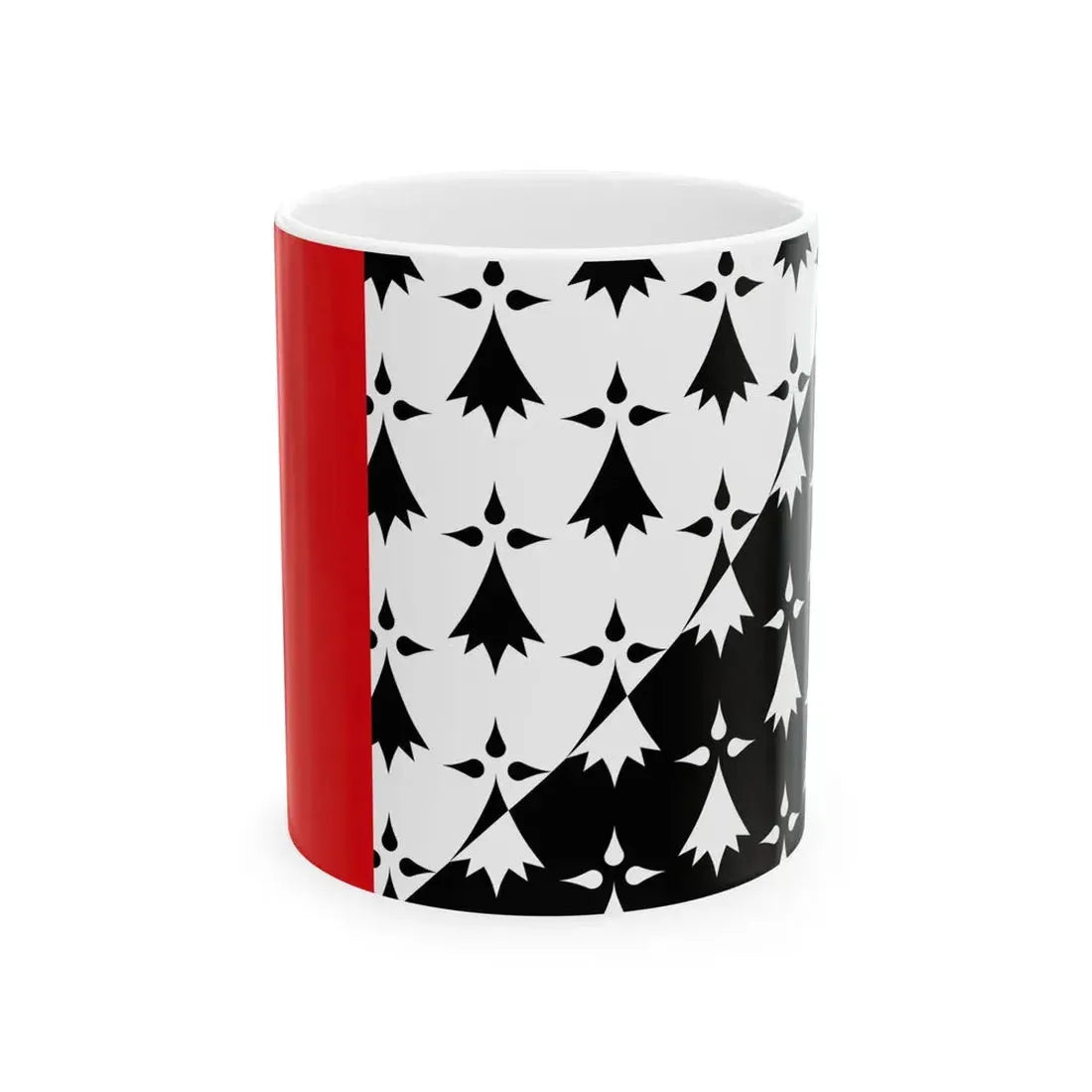 Goelo traditional district flag (France) White Coffee Mug 11oz - Go Mug Yourself