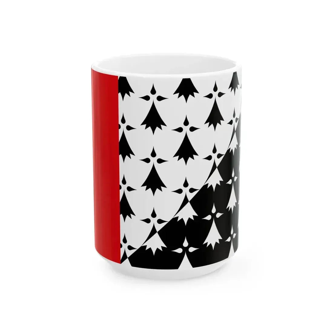 Goelo traditional district flag (France) White Coffee Mug 15oz - Go Mug Yourself