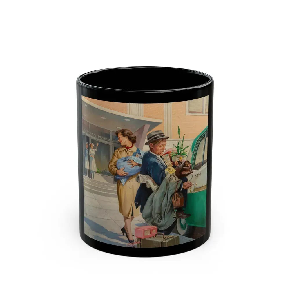 Going Home - Black Coffee Mug 11oz - Go Mug Yourself