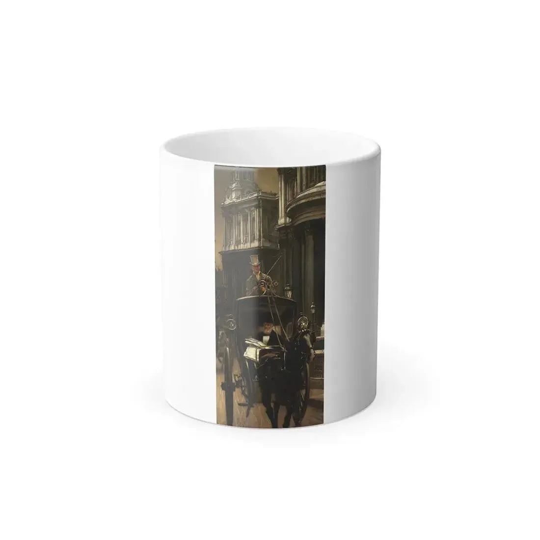 Going to Business (Going to the City, 1879), by James Tissot Oil on panel - Color Changing Mug 11oz 11oz - Go Mug Yourself