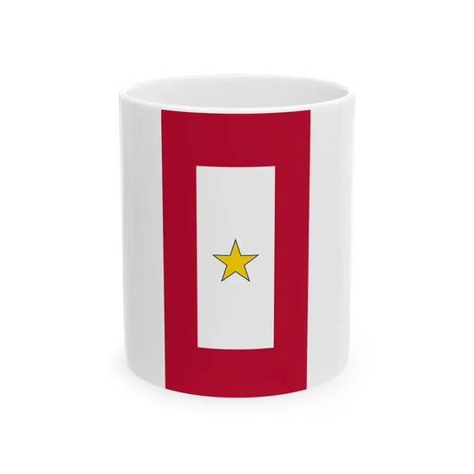 Gold Star Service Banner (United States) White Coffee Mug 11oz - Go Mug Yourself