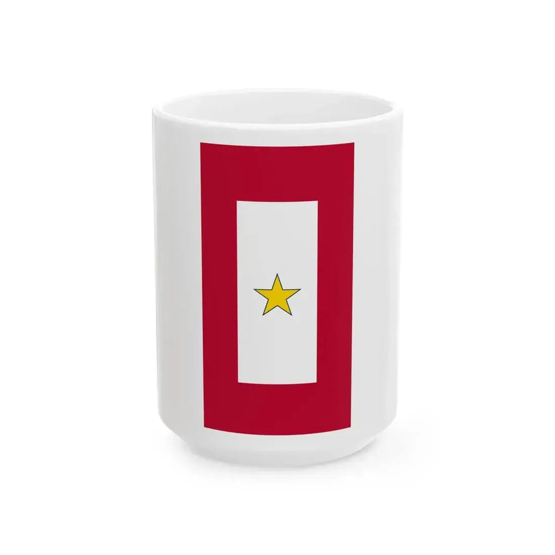 Gold Star Service Banner (United States) White Coffee Mug 15oz - Go Mug Yourself