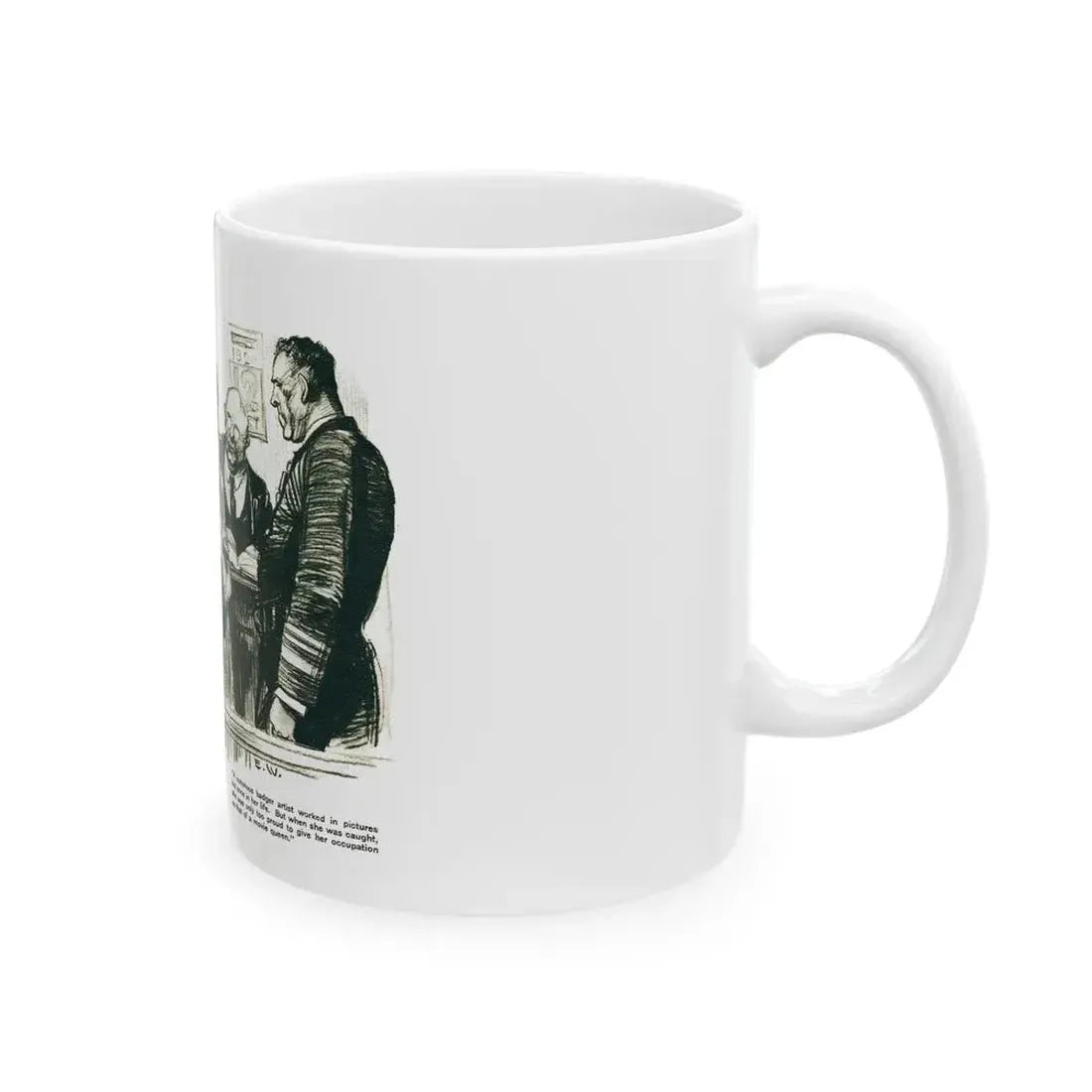 Golddiggers of Hollywood (1), Screenland, April 1922 - White Coffee Mug - Go Mug Yourself