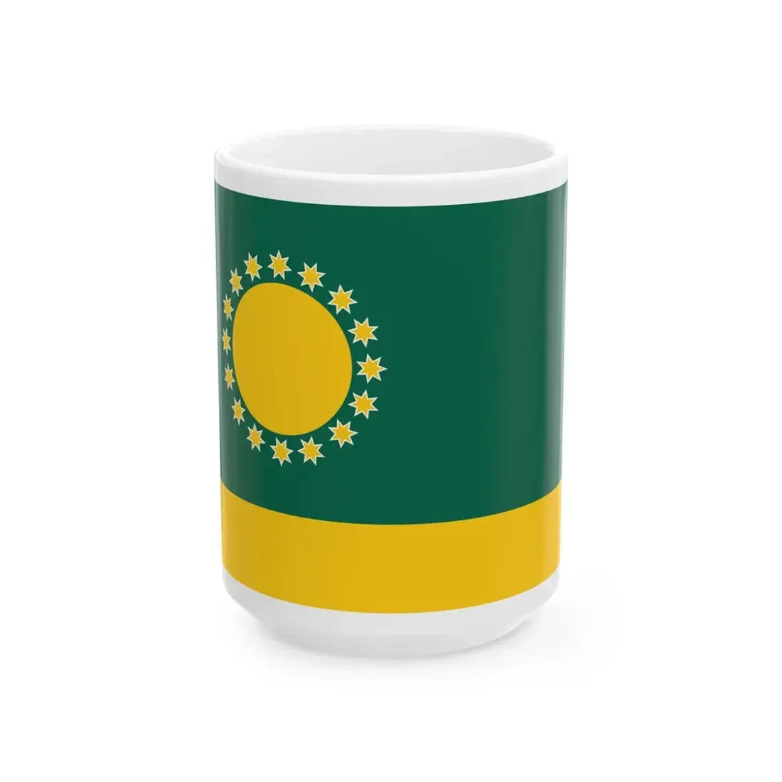 Golden Banner 2016 Australian Flag Proposal (Australia) White Coffee Mug 15oz - Go Mug Yourself
