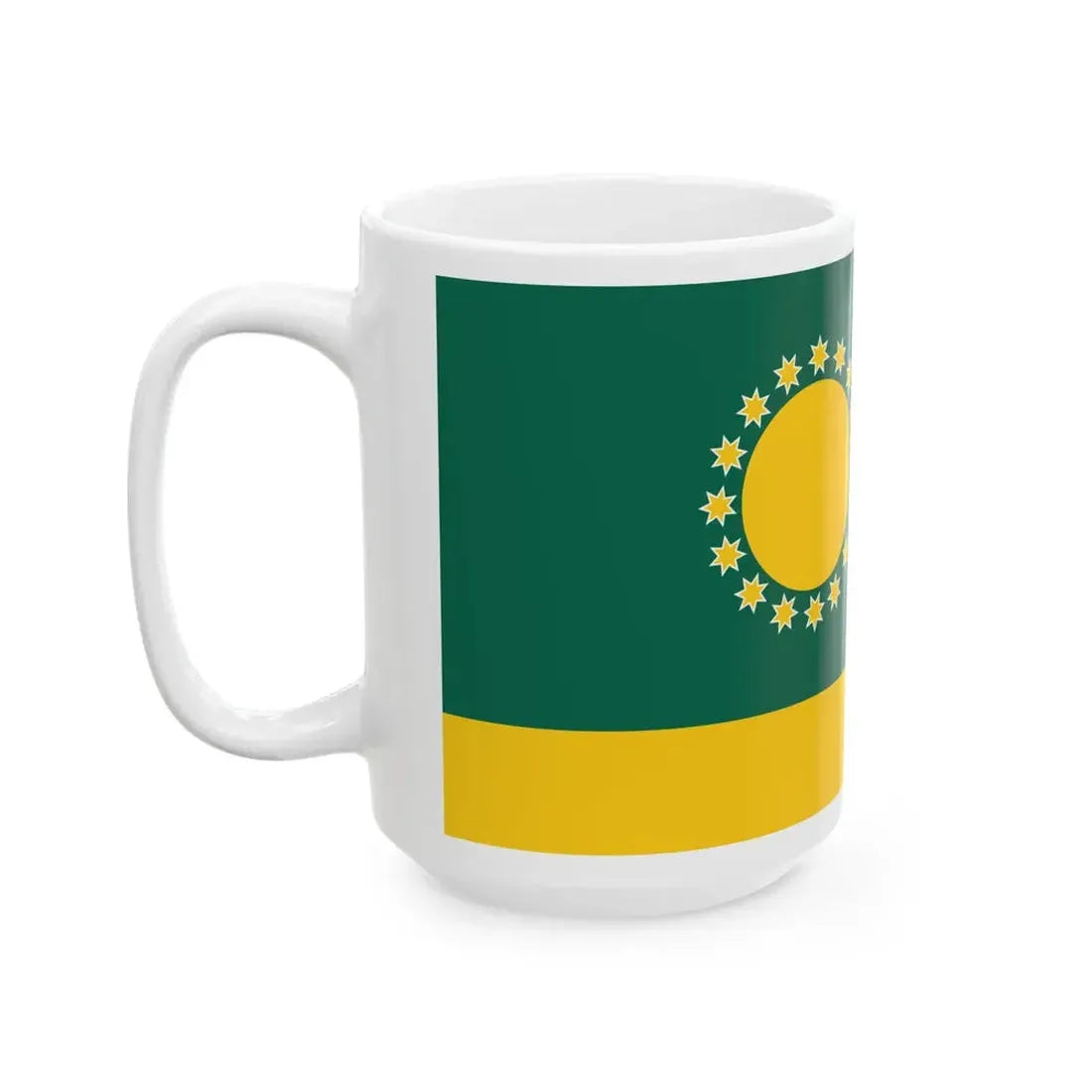 Golden Banner 2016 Australian Flag Proposal (Australia) White Coffee Mug - Go Mug Yourself