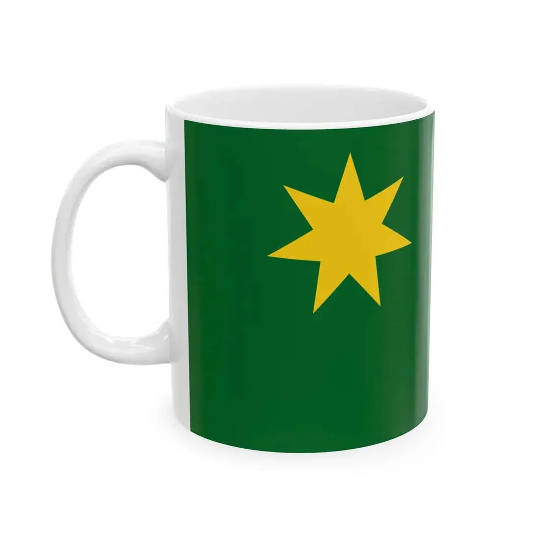 Golden Commonwealth Flag (Australia) White Coffee Mug - Go Mug Yourself
