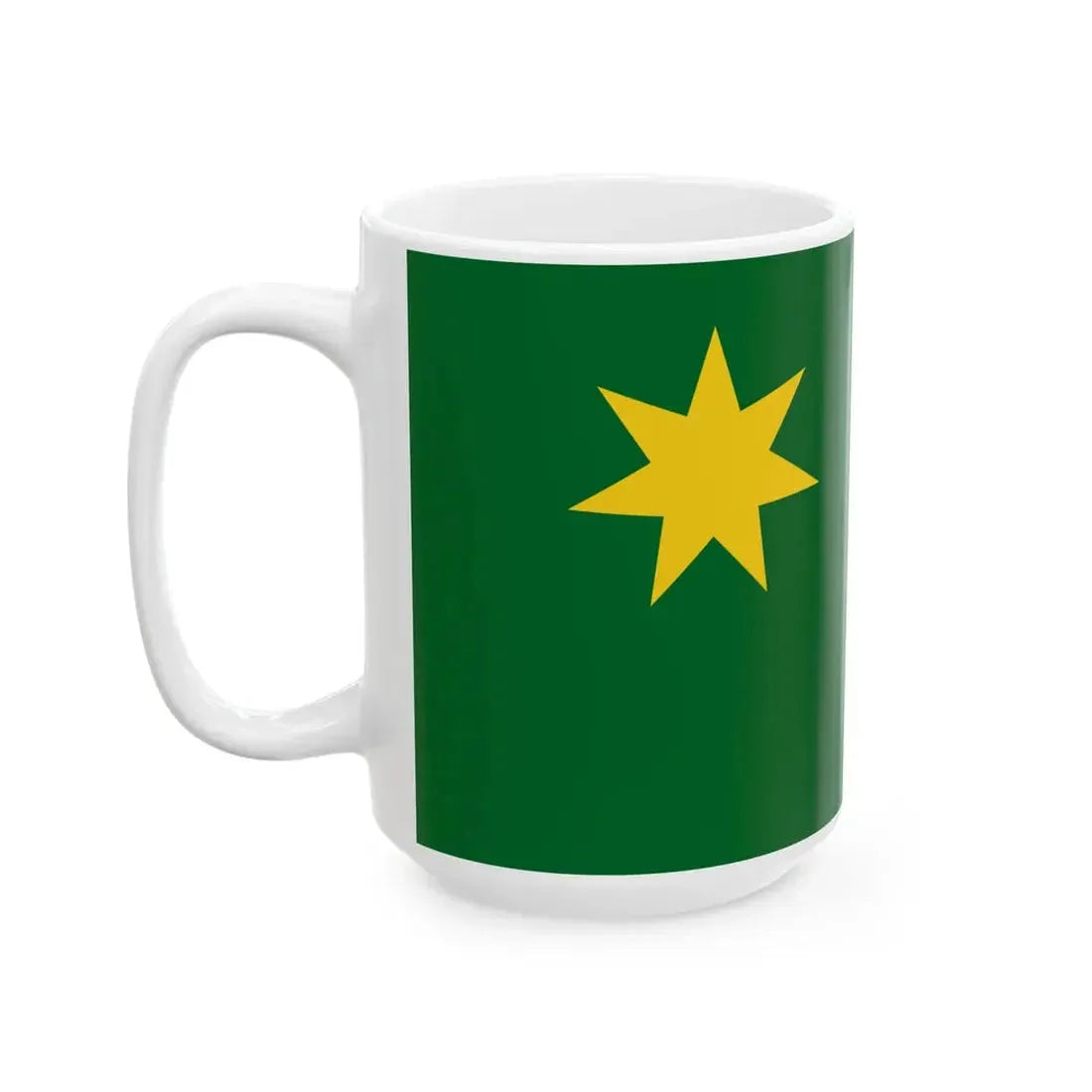 Golden Commonwealth Flag (Australia) White Coffee Mug - Go Mug Yourself