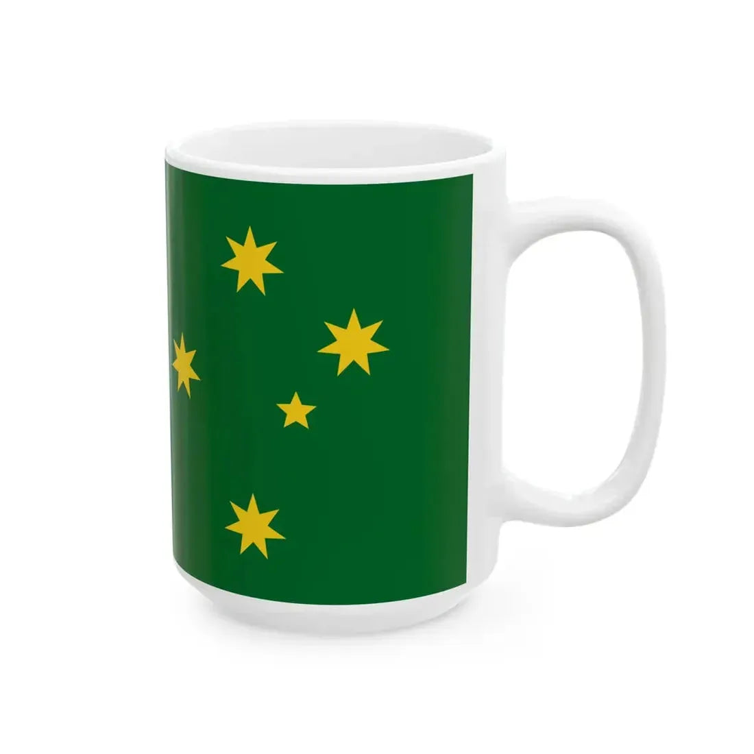Golden Commonwealth Flag (Australia) White Coffee Mug - Go Mug Yourself