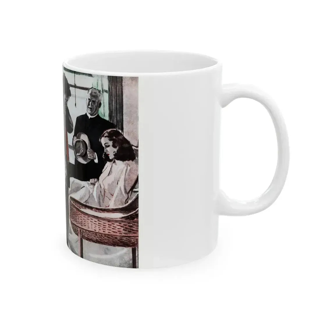 Golden Glove, Cosmopolitan, August 1948 - White Coffee Mug - Go Mug Yourself