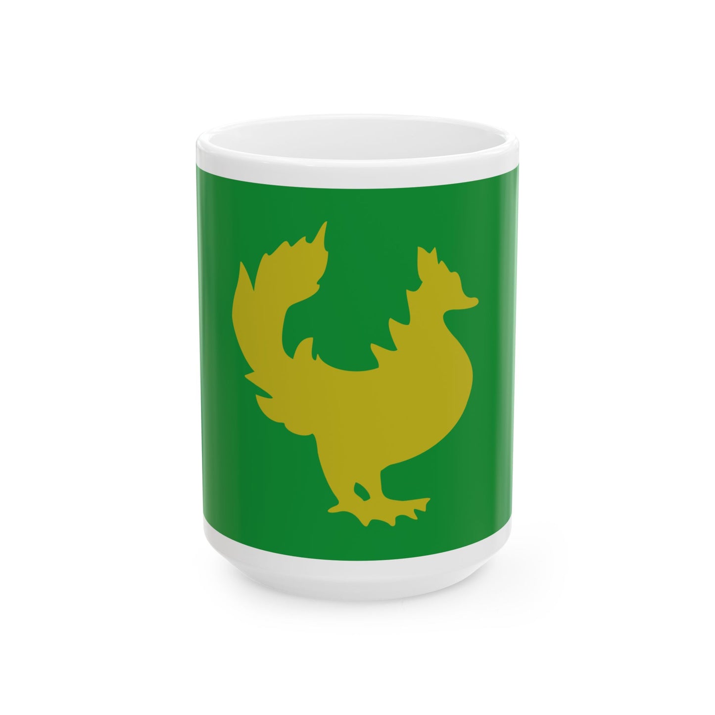 Golden Hintar flag of Burma (Myanmar) White Coffee Mug-15oz-Go Mug Yourself