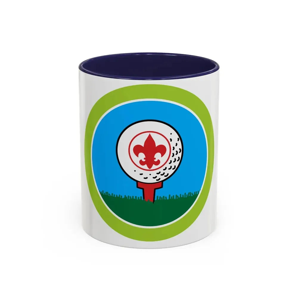 Golf (Boy Scout Merit Badge) Accent Coffee Mug 11oz Navy - Go Mug Yourself