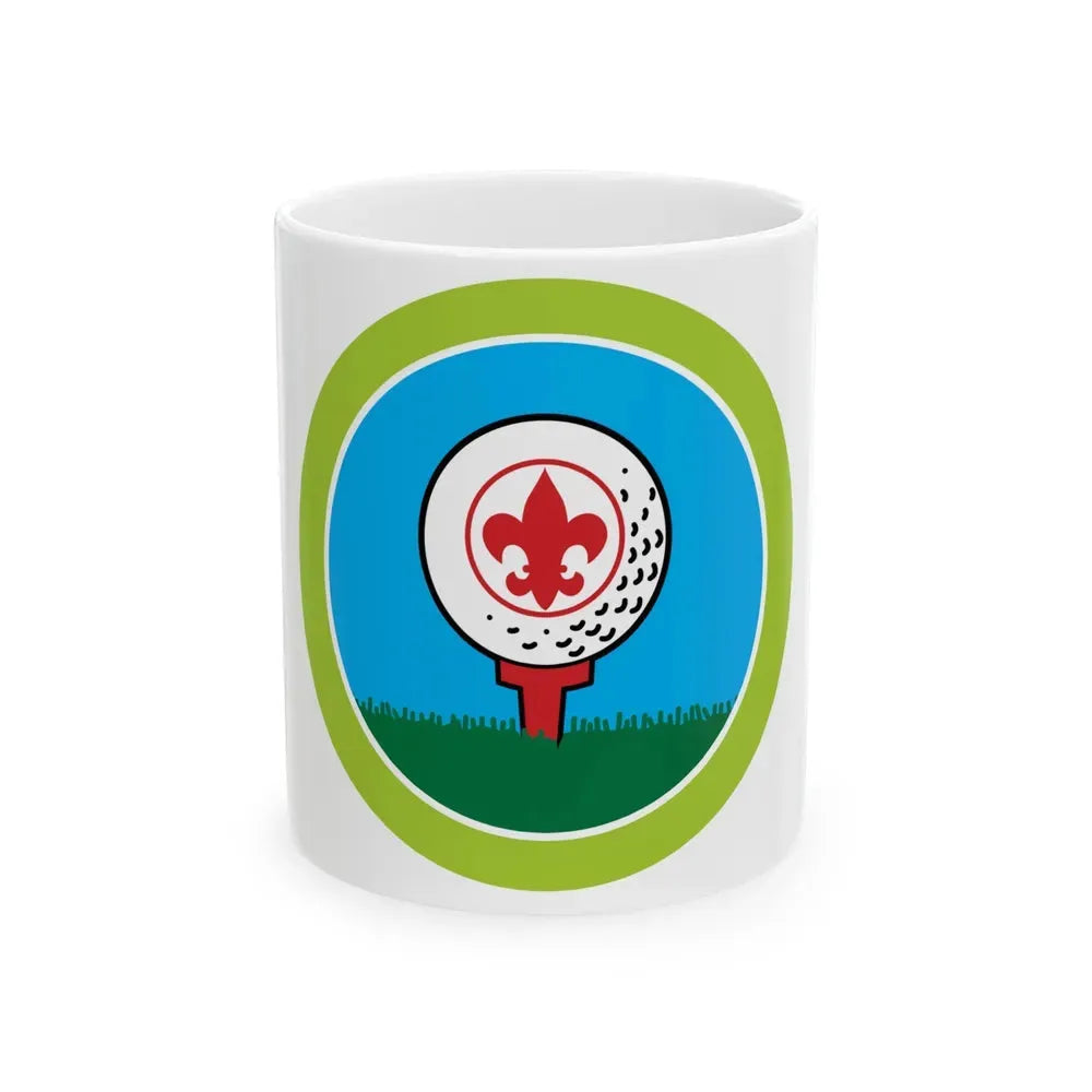 Golf (Boy Scout Merit Badge) White Coffee Mug 11oz - Go Mug Yourself