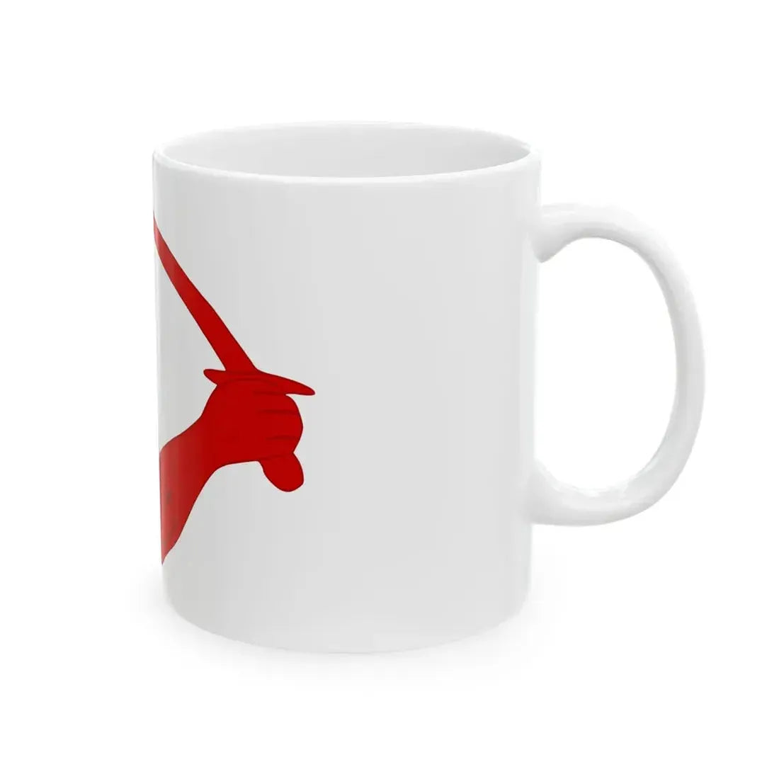 Goliad Flag (United States) White Coffee Mug - Go Mug Yourself