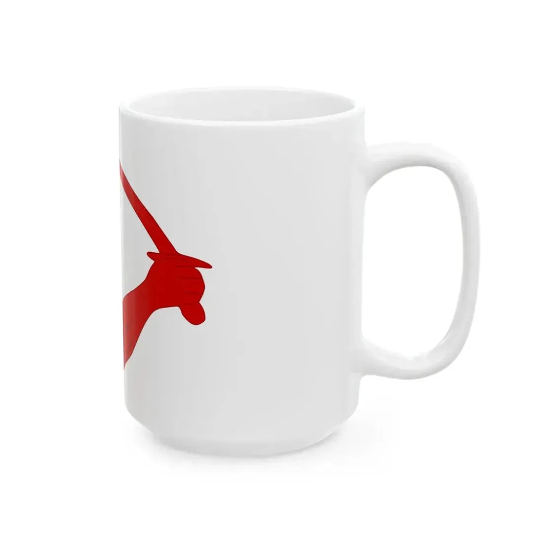 Goliad Flag (United States) White Coffee Mug - Go Mug Yourself