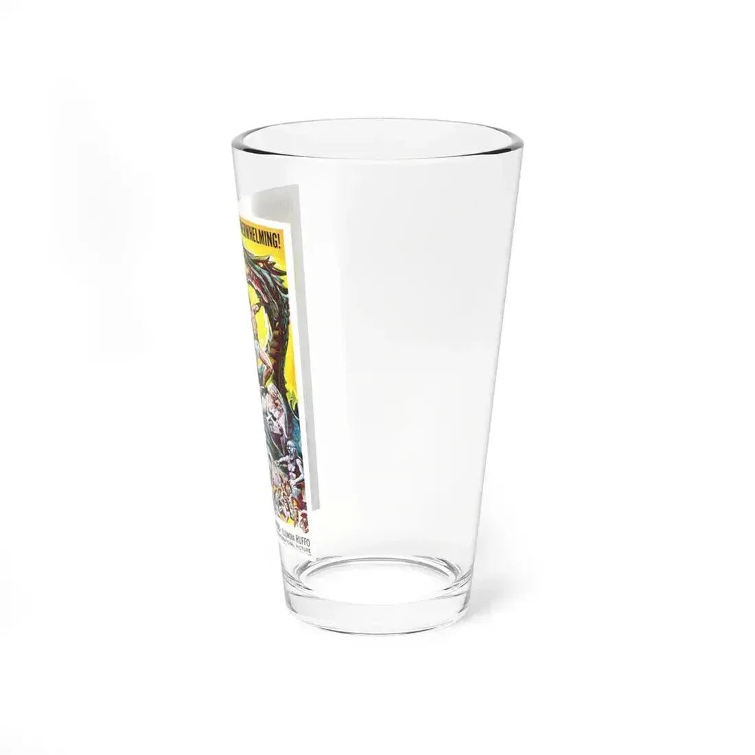 GOLIATH AND THE DRAGON 1960 Movie Poster - Pint Glass 16oz - Go Mug Yourself